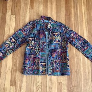 *SOLD ON M* Vintage Patchwork Tapestry Jacket